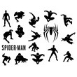 Spider Man svg,cut files,silhouette clipart,vinyl files