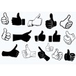 Like Hand Sign svg,cut files,silhouette clipart,vinyl f