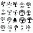Tree With Roots svg,cut files,silhouette clipart,vinyl
