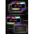 Business card / PSD Template / For IT Professionals