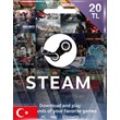 Steam Wallet Code 20 TL (FOR TURKEY ACCOUNTS)