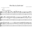 3 blues by Charlie Byrd - guitar notes+tabs