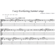 5 Everlasting Summer songs - guitar notes+tabs