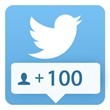 100 followers Twitter
