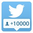10000 followers Twitter