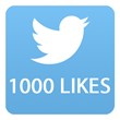1000 likes Twitter