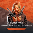 🤠 RDO » 🧽 2000 GOLD 💰 100.000 💲 🌐 100 LVL
