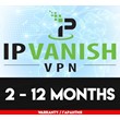 IPVanish VPN l Subscription from 2 - 12 m. l WARRANTY