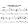 La Belle Dame Sans Regrets (Sting) guitar cover