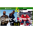 ⭐️ UFC 4 + NHL 21 - XBOX ONE и XS (GLOBAL) (1+1)