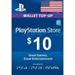 PLAYSTATION NETWORK CARD (PSN) 10$ US (ONLY USA ACC)