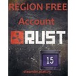 Rust UNLIMITED acс +EMAIL 15Year Badge 8LVL Region Free