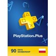 🔶PS Plus PSN 90 Days Poland (PL) Official Card