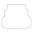 Toyota Avensis (03-09) (Combi) boot liner. Template