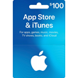 iTUNES GIFT CARD - $100 USD ✅(USA) (No commission 0%💳)
