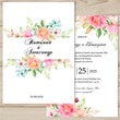 Template of the invitation to the wedding  №252