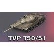 TVP T 50/51 in the hangar ✔️ WoT CIS