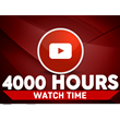 🟥 4000 Watch Hours YouTube - Channel Monetization