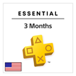PlayStation Plus (PS PLUS) Essential - 3 months (USA)