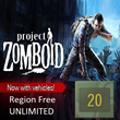 Project Zomboid 10 years + EMAIL Region Free UNLIMITED
