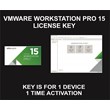 Vmware Workstation 15 Pro, License Key, 1 Device