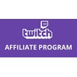 Twitch account with a Affilate program.