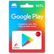 Google Play Turkey  code 50 TL