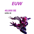 EUW Server League of legends Accounts 40000Blue Essence