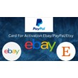 💶Card For eBay/Etsy/Github⚡️Europe/UK Activation✅