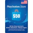 PSN PlayStation Network Gift Card 50$ USD USA US