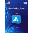 PSN PlayStation Network Gift Card 10$ USD USA US