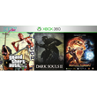 GTA 5 + MK9 + Dark Souls 2 | XBOX 360 | transfer