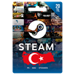 ⭐️ STEAM WALLET GIFT CARD 20 TL (Turkey) STEAM 20 TL