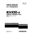 HITACHI EX100-2 EQUIPMENT COMPONENTS PARTS
