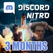 💜ACTIVATION DISCORD NITRO 3 MONTH💜CARD (ADD SERVICE)