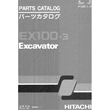 HITACHI EX100-3 PARTS CATALOG EXCAVATOR