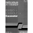 HITACHI EX60-3 PARTS CATALOG EXCAVATOR