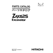 HITACHI ZX25 PARTS CATALOG EXCAVATOR