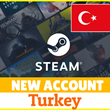 ⭐️ ✅ New Steam account (🇹🇷Turkey) +CHANGE MAIL+$BONUS