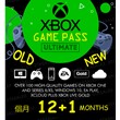 ⭐️XBOX GAME PASS ULTIMATE 12 月MONTHS +EA PLAY🟢FAST🚀🌎