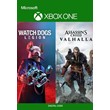 🌍 Assassin’s Creed Valhalla +Watch Dogs: Legion XBOX🔑