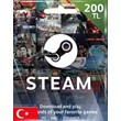 Steam Wallet Gift Card 200TL - Turkey Account