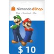 Nintendo eShop Gift Card ＄10-USA