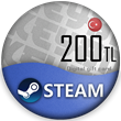 🔰 Steam Gift Card 🔴 200 TL (Turkey) [No fees]