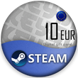 🔰 Steam Gift Card ⚪ 10 Euro [No fees]
