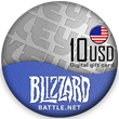 🔰 Blizzard Gift Card 💠 10$ (USA) [No fees]
