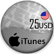 🔰 iTunes Gift Card 🎵 $25 USA [No fees]
