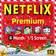 🟢 NETFLIX Premium 6 MONTHS UHD ✅ 5 Screens 🔥 Warranty