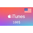 iTunes 🔥 Gift Card - 100$ 🇺🇸(USA)