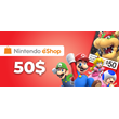 Nintendo eshop 50$ USA